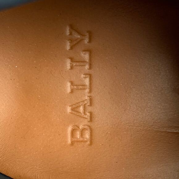 BALLY Size 8.5 Brown Antique Leather Wingtip Lace Up Shoes - Picture 7 of 8